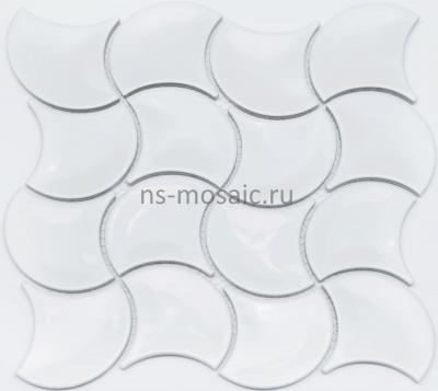 Мозаика NSmosaic RUSTIK PS7300-46 276х276 белая глянцевая