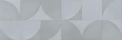 Настенная плитка Fap Ceramiche fOVE Mat&More Deco Azure 25x75 серая матовая геометрия