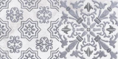 Настенная плитка LASSELSBERGER CERAMICS 1641-0091 Кампанилья 20x40 серый глянцевый декор 1
