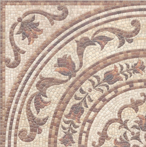 Декор Kerama Marazzi HGD\A235\SG1544L Пантеон 40.2x40.2 бежевый матовый мозаика / с орнаментом / узоры