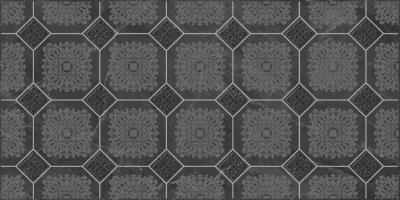 Декоративная плитка Laparet VT\B86\34030 Olimpus 50x25 черная глянцевая с узорами