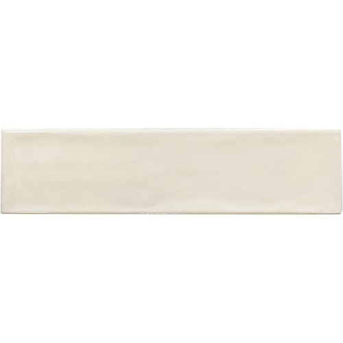 Настенная плитка Decocer С0005597 Liguria Cream 7.5x30 кремовая глянцевая моноколор