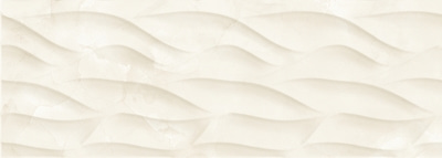 Керамическая плитка Eurotile Ceramica 668 MBF1BN Marbelia Relief 69.5x24.5 бежевая / коричневая глянцевая / рельефная под мрамор