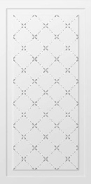 Настенная плитка Dualgres London Door 30х60 белая глазурованная глянцевая с орнаментом