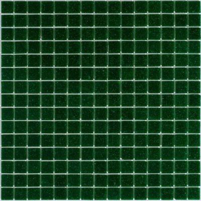 Мозаика ROSE MOSAIC A26 Matrix color 2+ (размер чипа 10x10 мм) 31.8x31.8 зеленая глянцевая моноколор