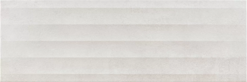 Декоративная плитка Pamesa 027.725.0150.10148 Lin.Dosso Bianco 25x75 белая матовая / структурированная под цемент / полосы