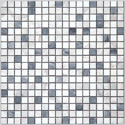 Natural i-Tilе 4MT-04-15T Мрамор белый, серый, поверхность состаренная 29.8x29.8