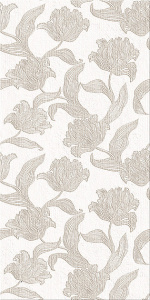 Настенная плитка Azori 505181101 Mallorca Beige Floris 31.5x63 глазурованная матовая 