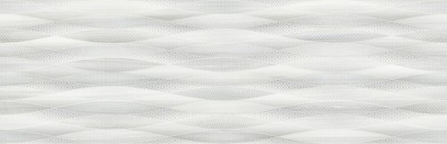 Настенная плитка Colorker 222266 Kendo Rhapsody Pearl Brillo 31.6x100 белая матовая волнистая