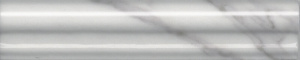 Бордюр Kerama Marazzi BLD029 Фрагонар 15x3 белый глянцевый 