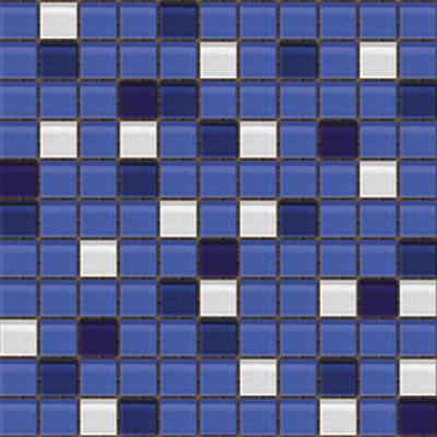 Natural Color palette CPM-219-4 (F-219-4) Стекло белый, синий, поверхность глянцевая 30x30