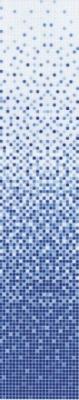 Мозаика NSmosaic ECONOM COV09 растяжка голубой(1-9) сетка 327х327 голубая глянцевая