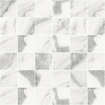Мозаика Laparet х9999219631 Silver 30x30 белая глазурованная глянцевая под мрамор