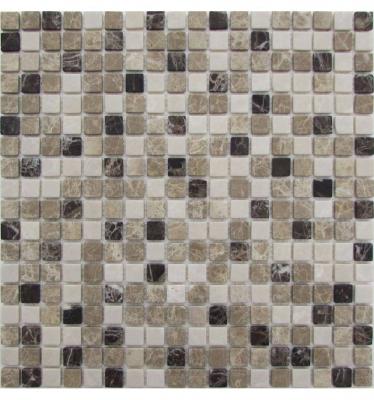 Мозаика FK Marble 35356 Mix Mosaic Mix Emperador 15-4T 30.5x30.5 микс матовая