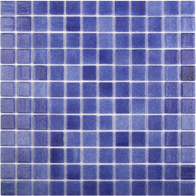 Мозаика Vidrepur 1043513 Antid. №508 (на сетке) 31.7х31.7 синяя противоскользящая, чип 25x25 квадратный