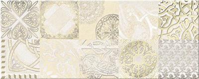 Декоративная плитка Azori 583152001 Arte Mosaic 50.5x20.1 бежевая глазурованная глянцевая с орнаментом