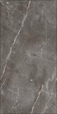 Керамогранит Naeen Tile Rock Well Dark Gray 60x120 темно-серый глянцевый под мрамор