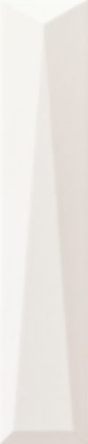 Настенная плитка Ava La Fabbrica 192091 Up Lingotto White  Glossy 5x25 белая глянцевая моноколор выпуклая