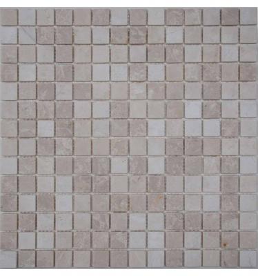 Мозаика FK Marble 35683 Classic Mosaic Crema Marfil 20-4T 30.5x30.5 бежевая матовая