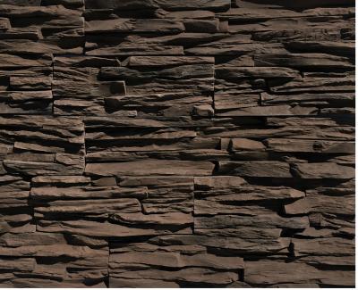 Декоративный камень Zikkurat Терскол 1-28-01 вариативный размер, коричневый рельефный под камень