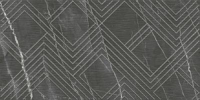 Декоративная плитка Eletto Ceramica 588252001 Hygge Grey Cristall 31.5x63 серая матовая с орнаментом