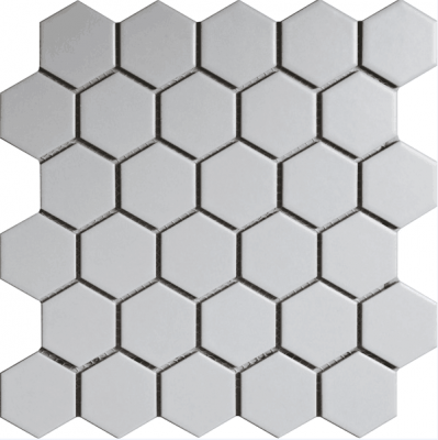Мозаика Orro mosaic WHITE GAMMA 28.1x32.5 белая глянцевая, чип гексагон