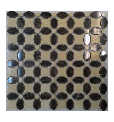 Мозаика FK Marble 30108 Camilla 2 30.5x30.5 коричневая / бежевая полированная