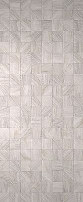 Настенная плитка Creto A0425H29603 Effetto Wood Mosaico Grey 03 25х60 серая матовая 3D под дерево / под мозаику