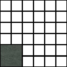 Мозаика Vitra K9519248R Quarstone 7Рек R10B 5x5 (30x30) черная глазурованная матовая под камень