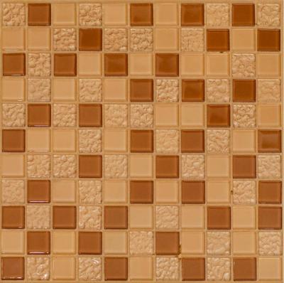 Мозаика Orro mosaic DESERT SUN 29.5x29.5 коричневая глянцевая, чип 25x25 квадратный