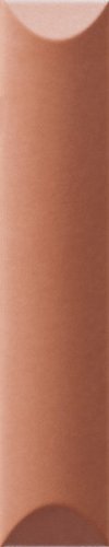 Настенная плитка Ava La Fabbrica 192105 Up Cuscino Avana  Matte 5x25 коричневая матовая моноколор выпуклая