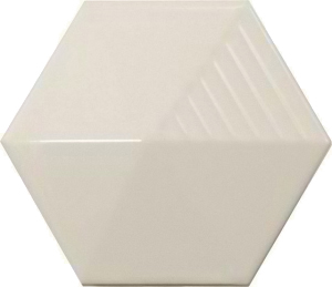 Настенная плитка Equipe 23217 Magical 12.4x10.7 бежевая глянцевая 3d узор / моноколор