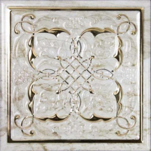 Декоративная плитка Monopole 850 Armonia Petra Gold A 15x15 бежевая глянцевая 
