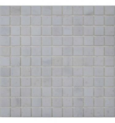Мозаика FK Marble 35690 Classic Mosaic Glacial White 25-4T 30.5x30.5 серая матовая