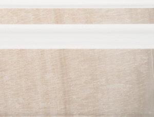 Cadoro 230x300 Wall Skirting Pearl White Glossy 