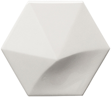 Настенная плитка Equipe 24439 Magical 12.4x10.7 белая глянцевая 3d узор / моноколор