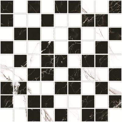 Мозаика Grasaro G-270(272)/G/M01 270(272)/G/M01/300x300x9 (Gt-270/G/M02) Микс Marble Classic 30x30 черно-белая глянцевая 