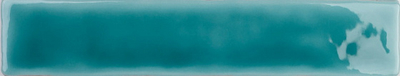 Настенная плитка Amadis 8436552226193 Boston Aquamarine 25x5 голубая глазурованная глянцевая моноколор