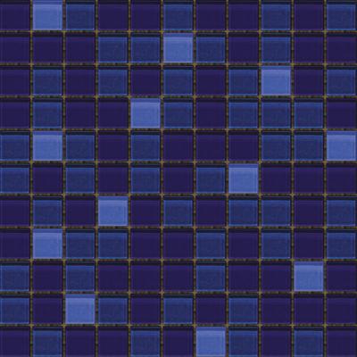Natural Color palette CPM-219-1 (F-219-1) Стекло синий, поверхность глянцевая 30x30