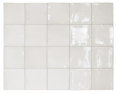 Настенная плитка Equipe 26919 Manacor White 10x10 белая глянцевая моноколор