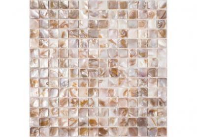 Мозаика Orro mosaic SUN SHELL 30x30 бежевая перламутр, чип 20x20 квадратный