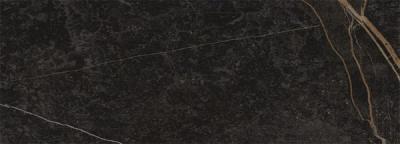 Керамическая плитка Porcelanicos HDC Calacatta 389 Kendo Dark 32х89 черный глянцевый под мрамор