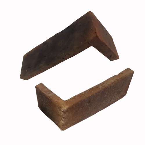 Угловой элемент РОКПРЕСТИЖ Гринвуд 07 7.5x14.5x5 коричневый рельефный под камень