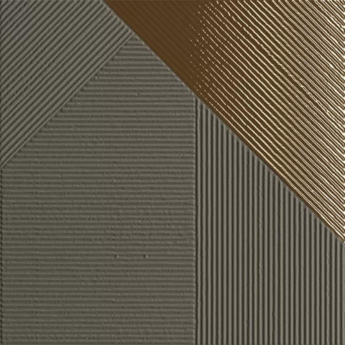 Декор Italon 600010002267 Play Bronze  / Плэй Бронз 30x30 коричневый матовый полосы