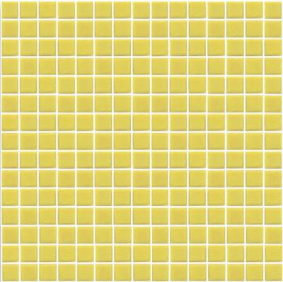 Мозаика ROSE MOSAIC A90 Matrix color 3 (размер чипа 20x20 мм) 32.7x32.7 желтая глянцевая моноколор
