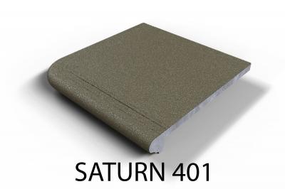 Ступень угловая Элит Бетон Saturn 401 33х33 зеленая глазурованная матовая под камень