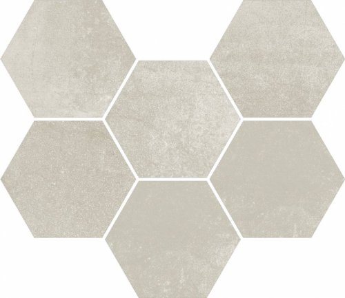 Мозаика Coliseum 620110000172 Экспо Уайт Гексагон / Expo White Mosaico Hexagon 25х29 белая натуральная котто