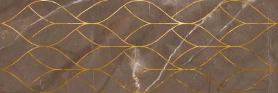 Настенная плитка декор Миланезе Дизайн 1664-0158 20х60 тресс марроне