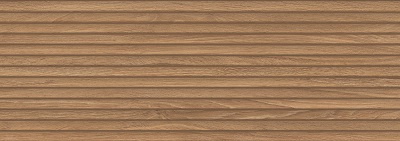 Настенная плитка Peronda 5087832893 Verbier Honey Decor SP/R 33.3x100 коричневая матовая / структурированная под дерево