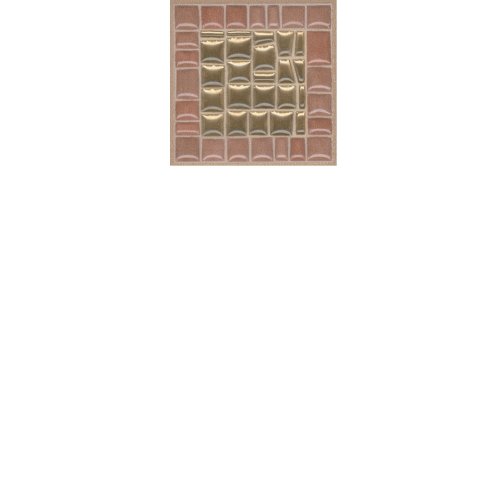 Вставка Kerama Marazzi AD\B312\5246 Виченца 4.9х4.9 коричнево-золотая глянцевая под камень / под мозаику
